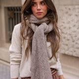 BUFANDA CALADA CAMEL