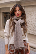 BUFANDA CALADA CAMEL
