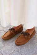 MOCASÍN CORDON PIEL CAMEL