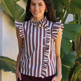 BLUSA ISABELLA BURDEOS