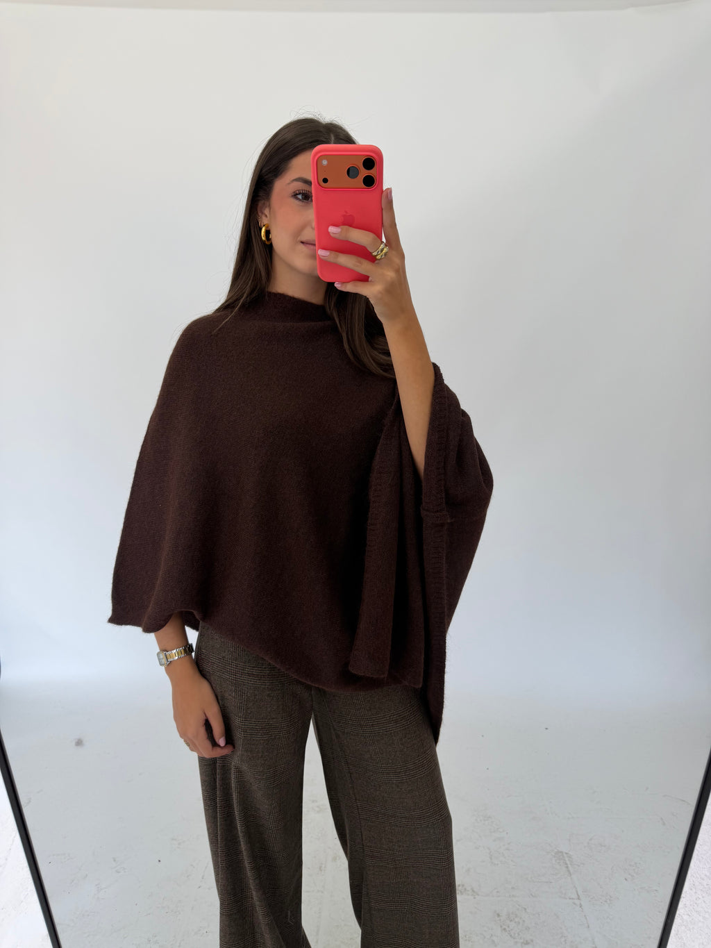 PONCHO ELENA MARRÓN