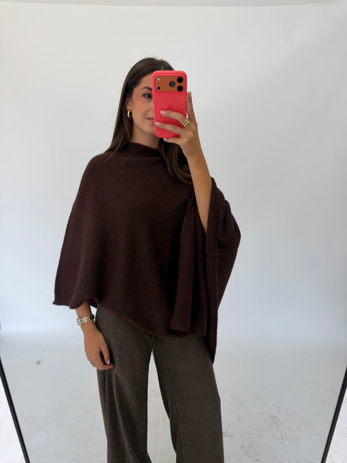 PONCHO ELENA MARRÓN
