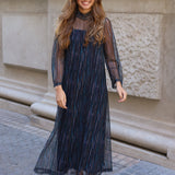 VESTIDO LUCIA TUL AZUL