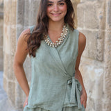 CHALECO AMELIA VERDE