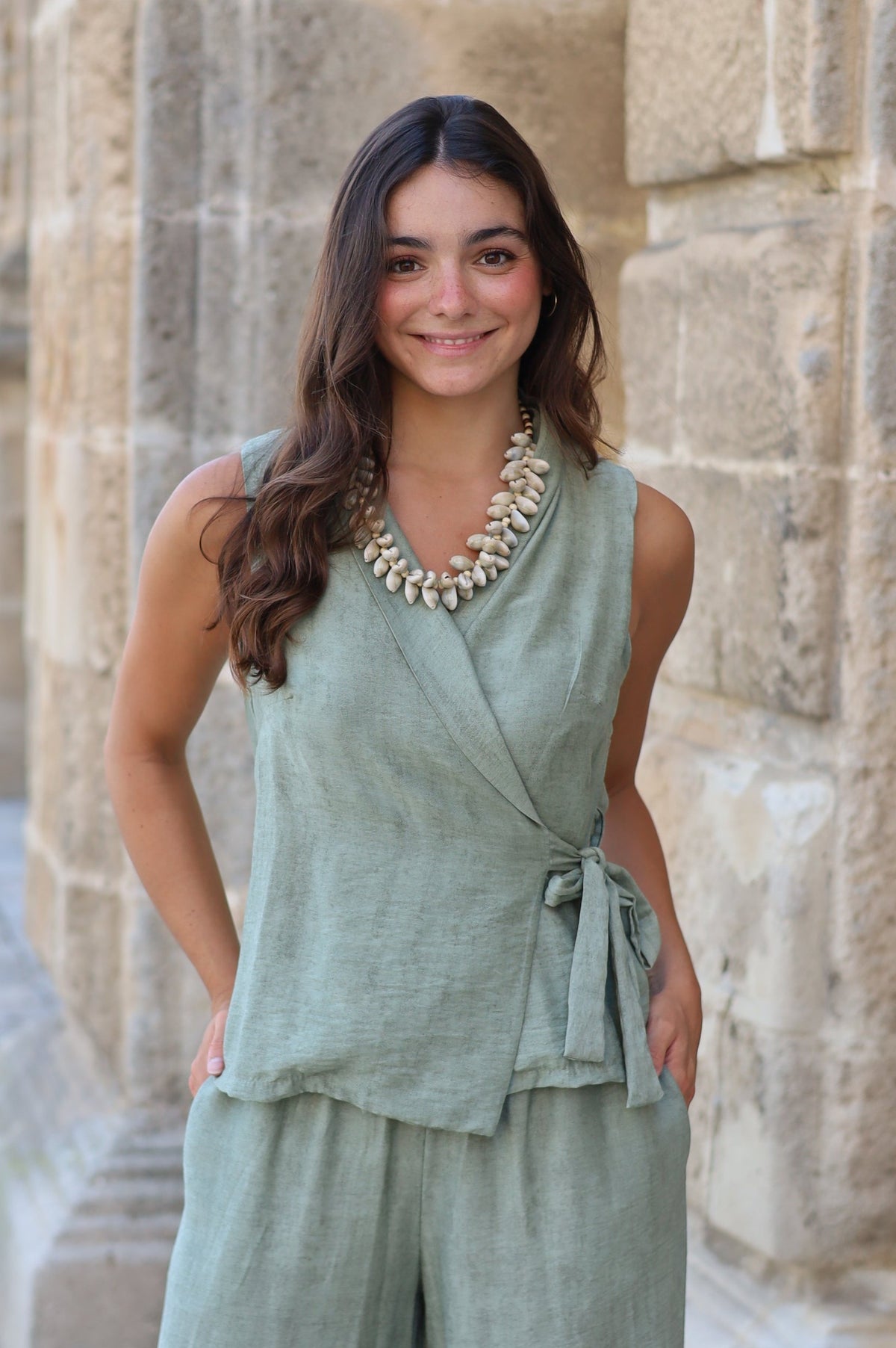 CHALECO AMELIA VERDE
