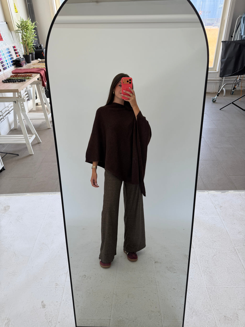 PONCHO ELENA MARRÓN