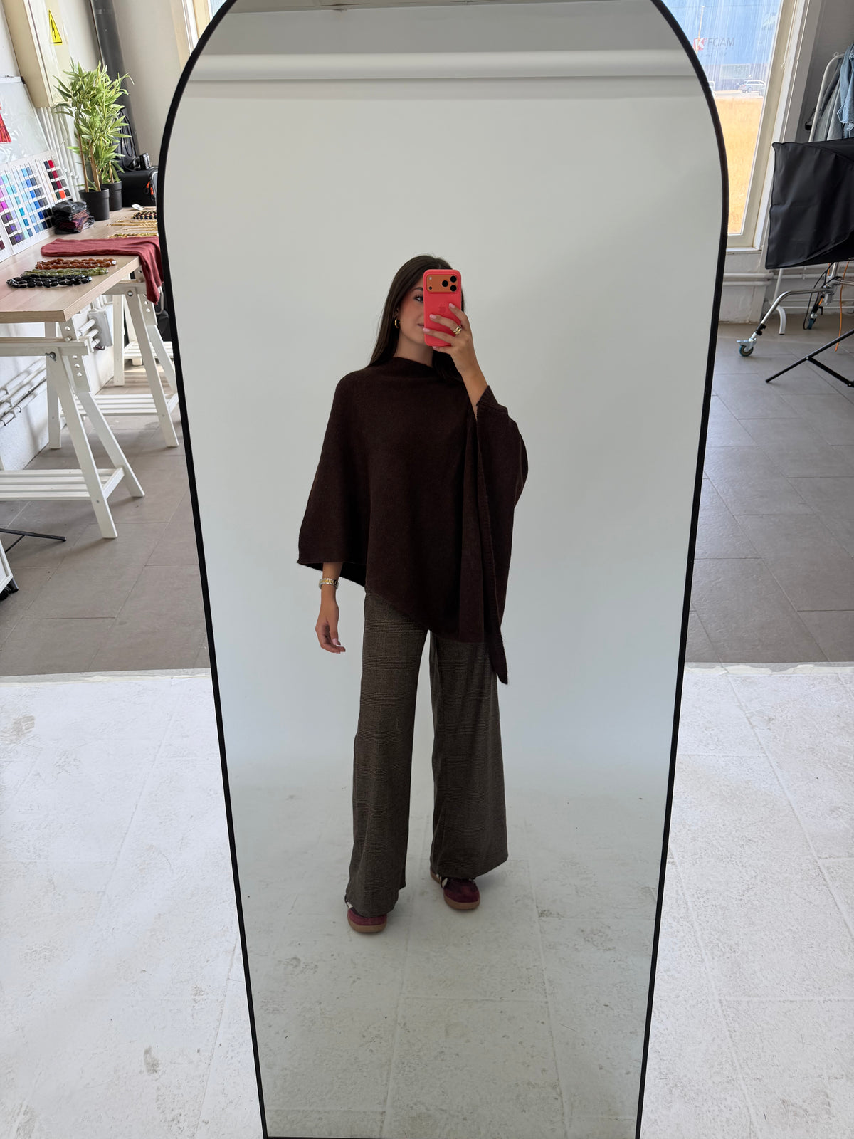 PONCHO ELENA MARRÓN