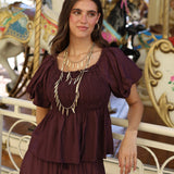 BLUSA CARLA BERENJENA