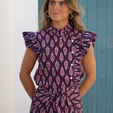 BLUSA ARABIA MORADA