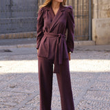 PANTALON OPORTO BERENJENA