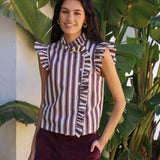 BLUSA ISABELLA BURDEOS