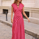VESTIDO PAULA FUCSIA