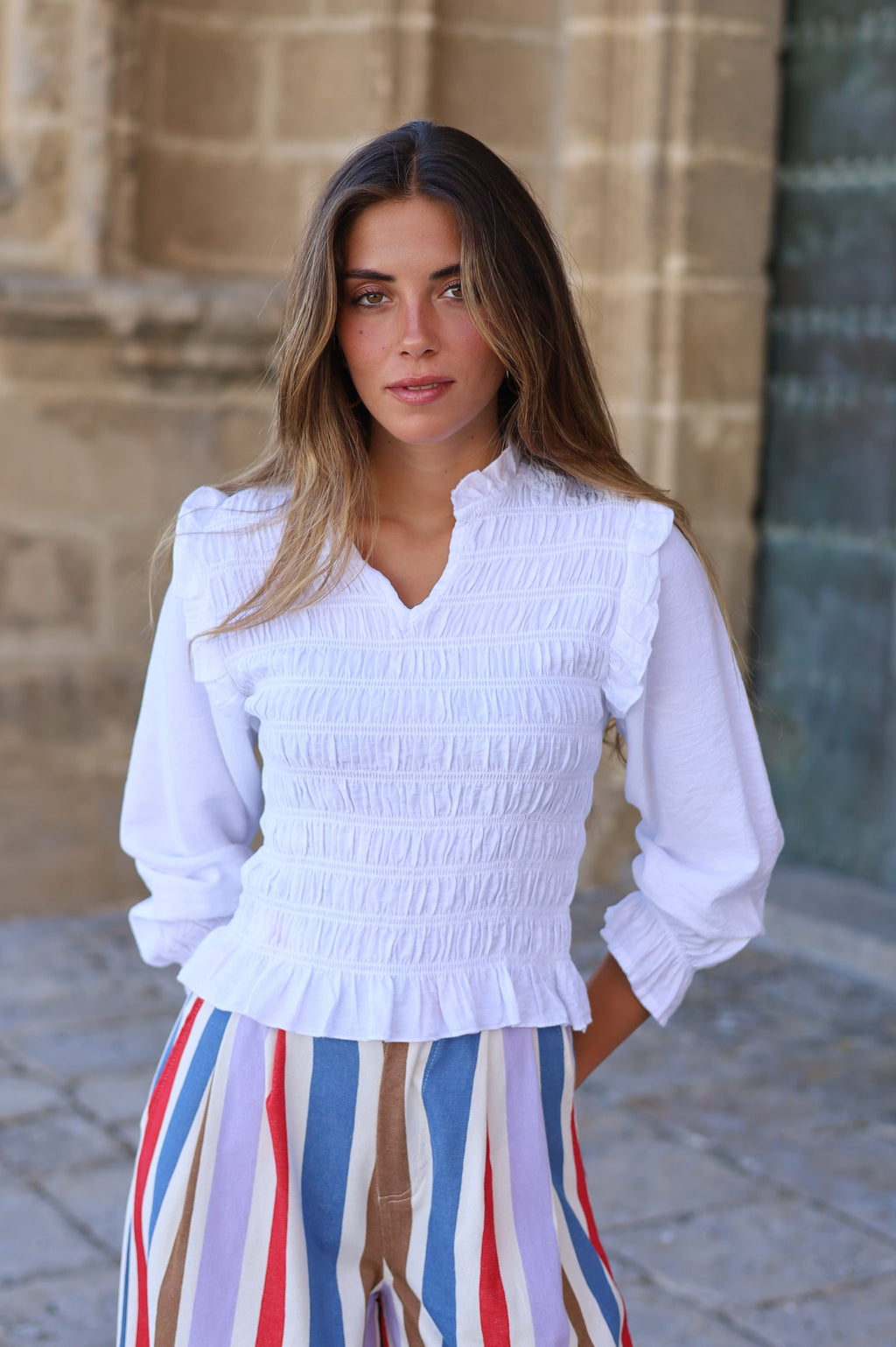 BLUSA NIDO BLANCA