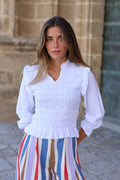 BLUSA NIDO BLANCA