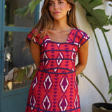 VESTIDO LAGOS FUCSIA
