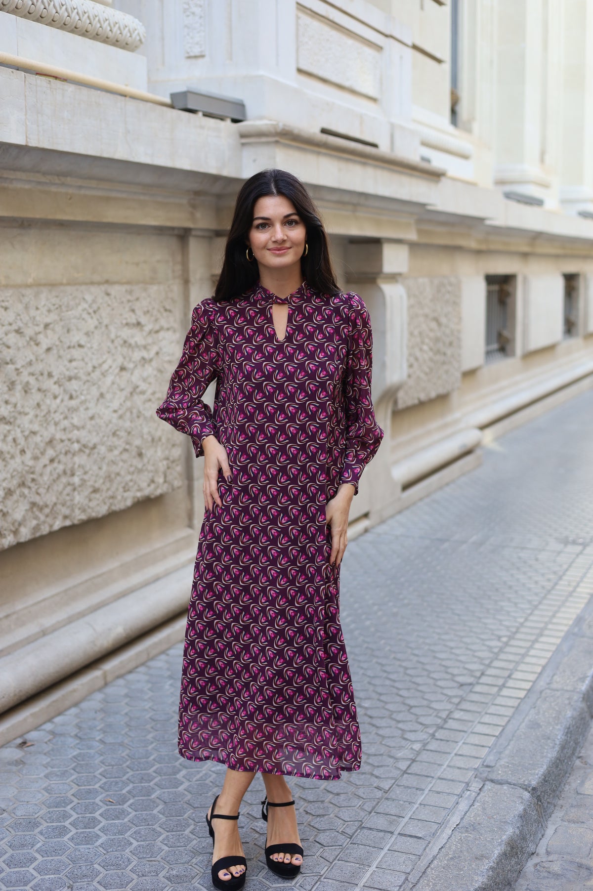 VESTIDO CARLOTA MORADO