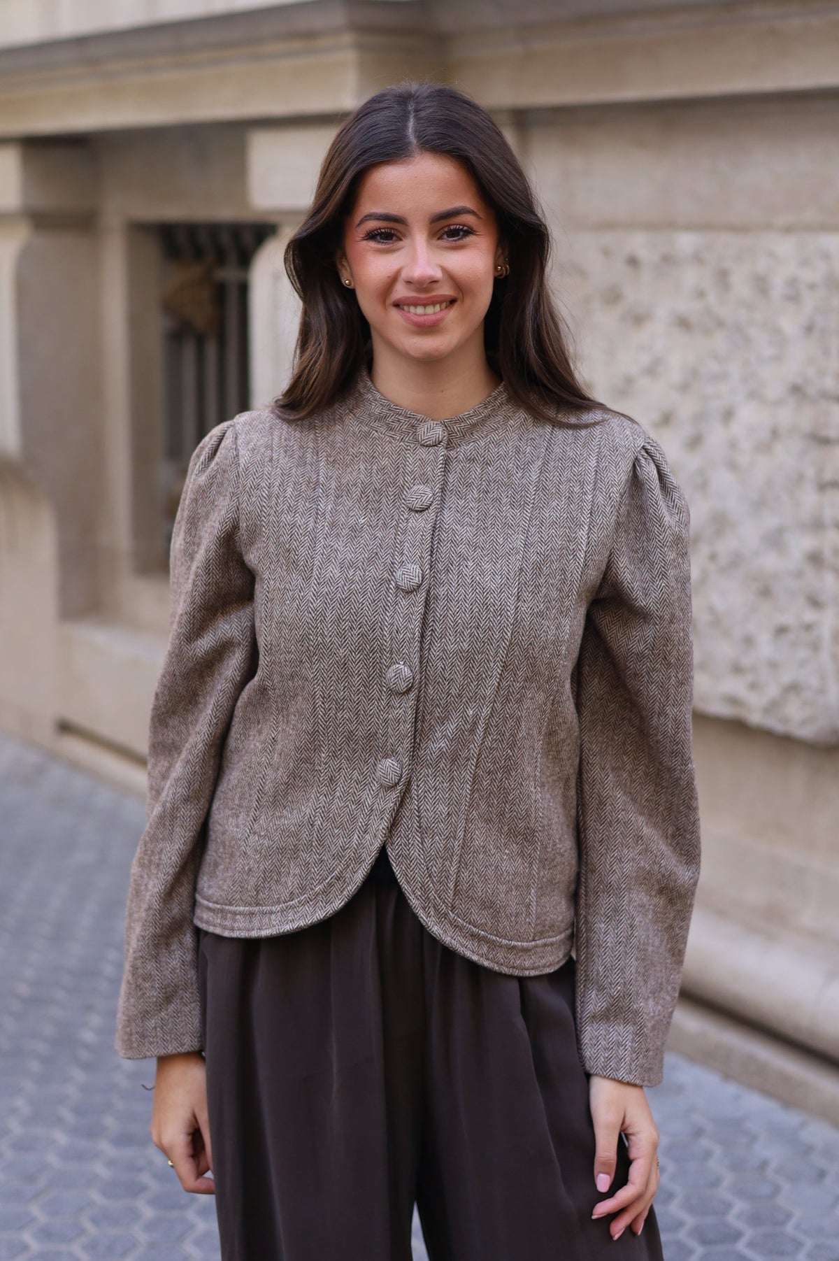 CHAQUETA CAROLINA CRUDA