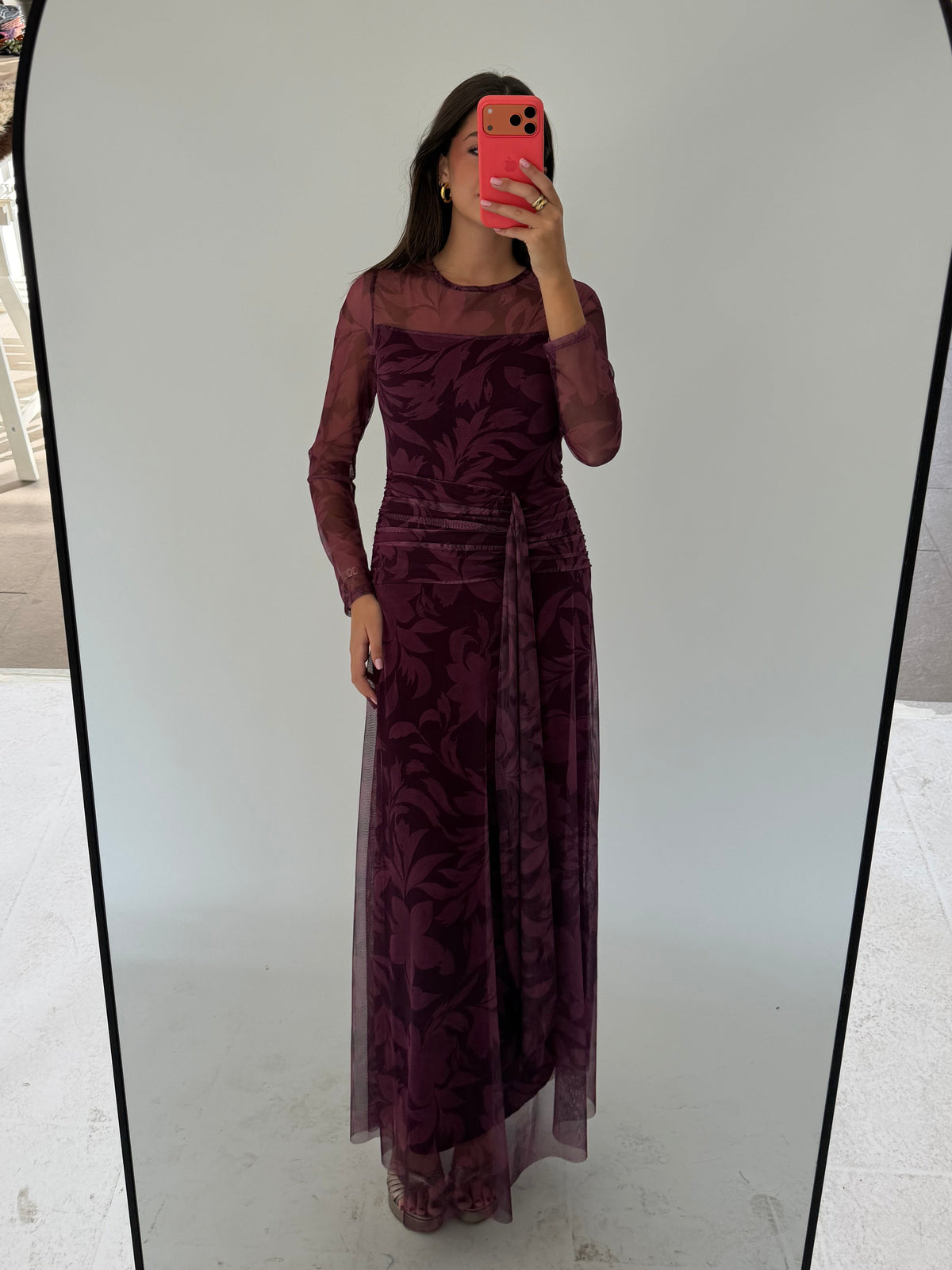 VESTIDO TUL CAROLINA MORADO