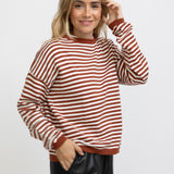 JERSEY RAYAS TEJA Y BEIGE