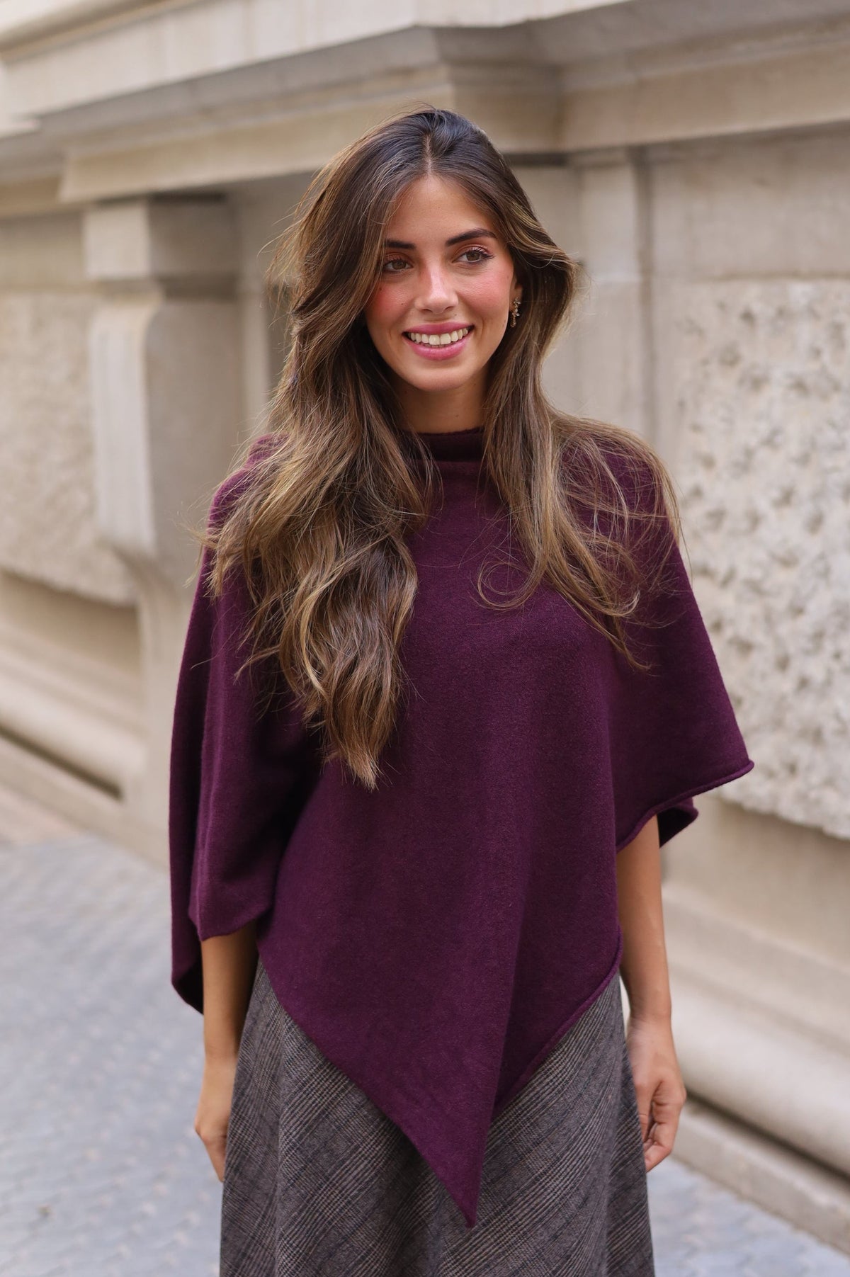 PONCHO MARTA MORADO