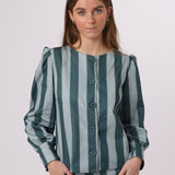 CHAQUETA ELVIRA TURQUESA