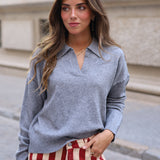 JERSEY POLERA GRIS