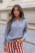 JERSEY POLERA GRIS