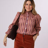 BLUSA BOHO MORADA