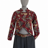 CHAQUETA GLORIA BURDEOS
