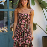 VESTIDO CRISTINA MARRON