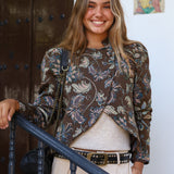 CHAQUETA GLORIA MARRON