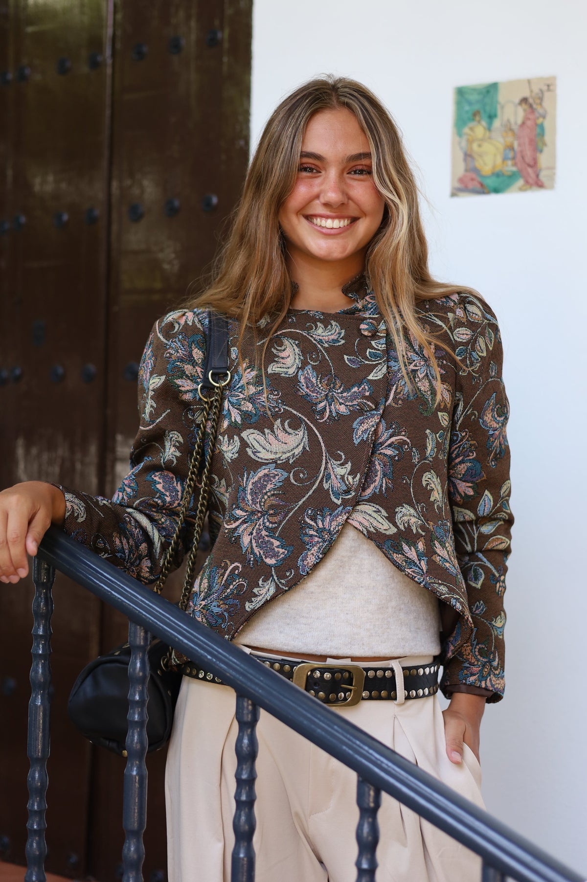 CHAQUETA GLORIA MARRON