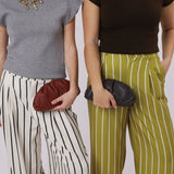 BOLSO CONCHA PIEL MARRON