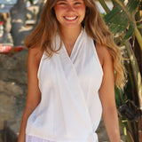 TOP CRUZADO LAZO BLANCO