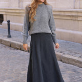 FALDA DIPLOMATICA TRIANGULO GRIS