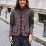 CHAQUETA PANA MARRON