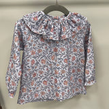BLUSA CUELLO AZUL