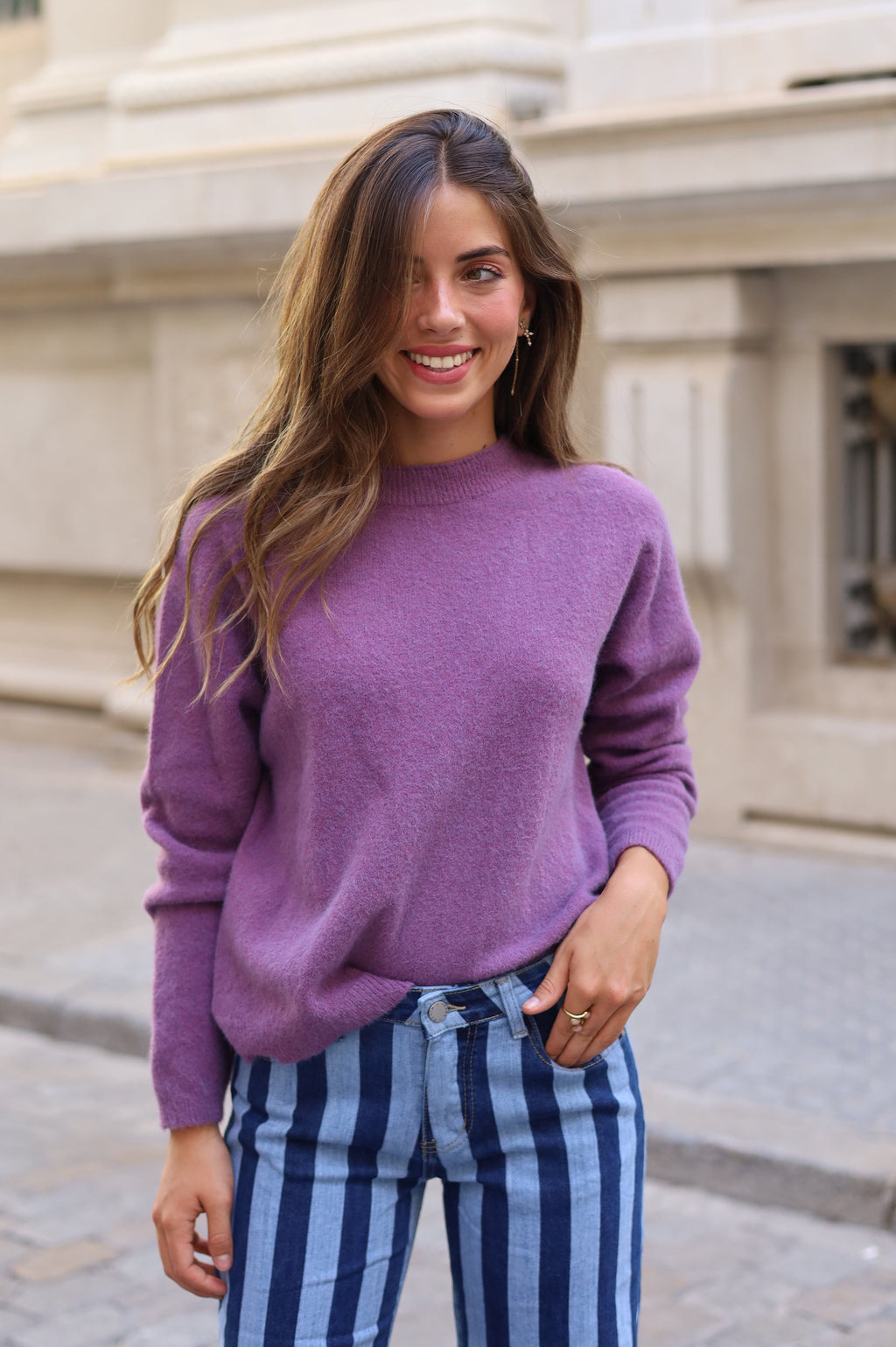 JERSEY ROCIO BERENJENA