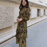 VESTIDO VISTAHERMOSA MOSTAZA