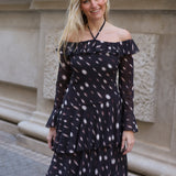 VESTIDO OLIVIA MARRON