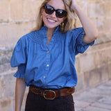 BLUSA MANGA FAROL DENIM