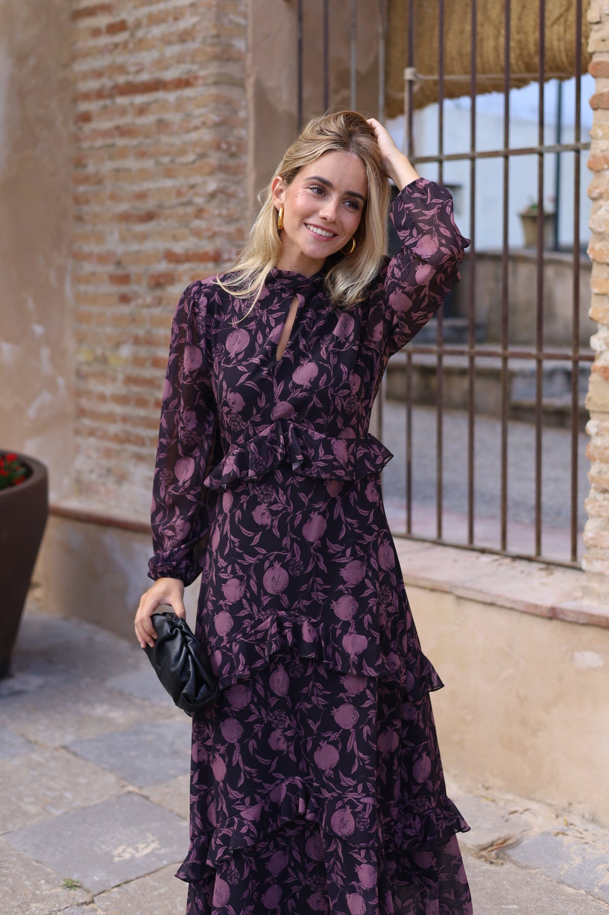 VESTIDO GRANADA GASA ROSA