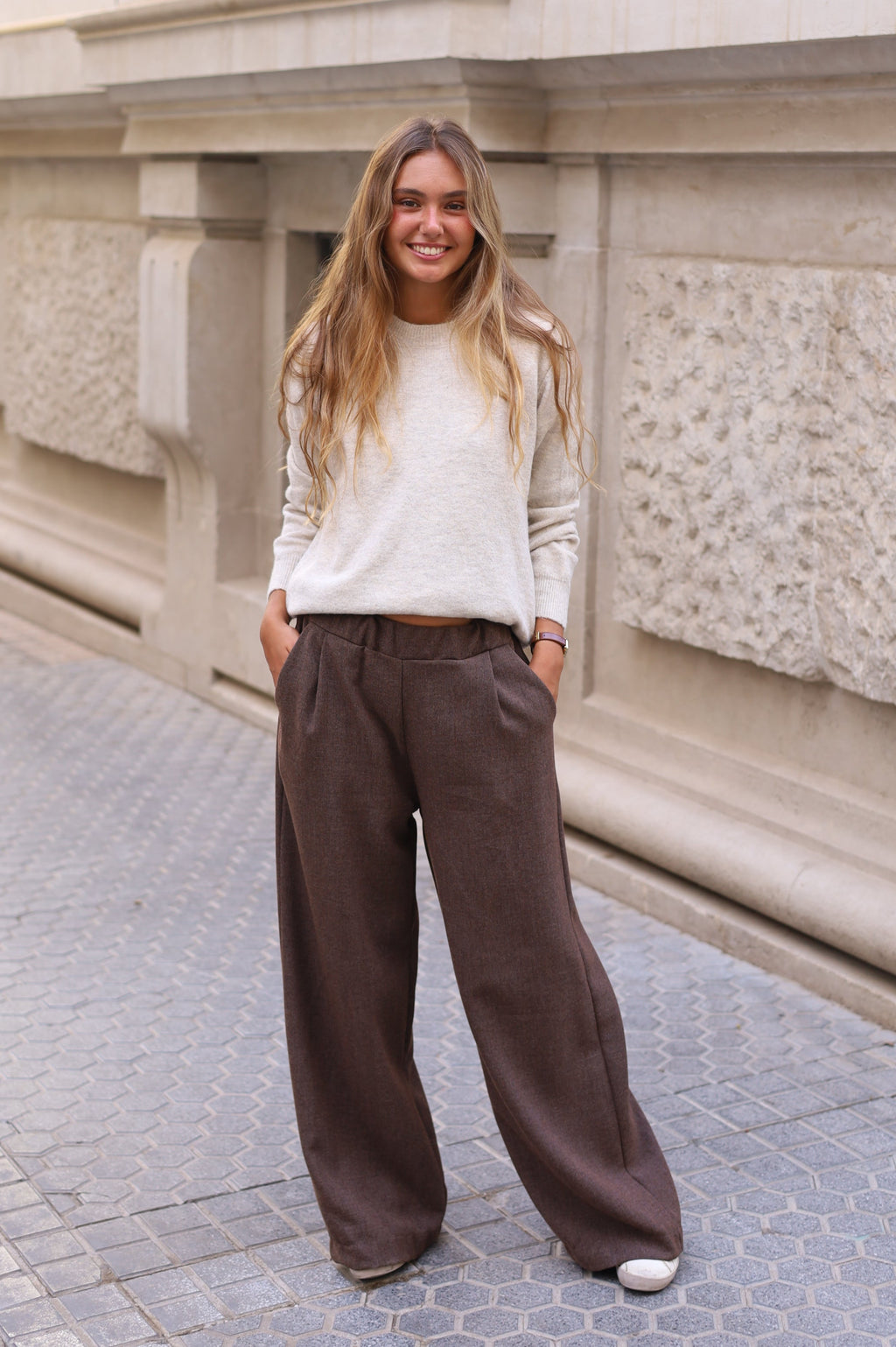 PANTALÓN EUGENIA MARRÓN
