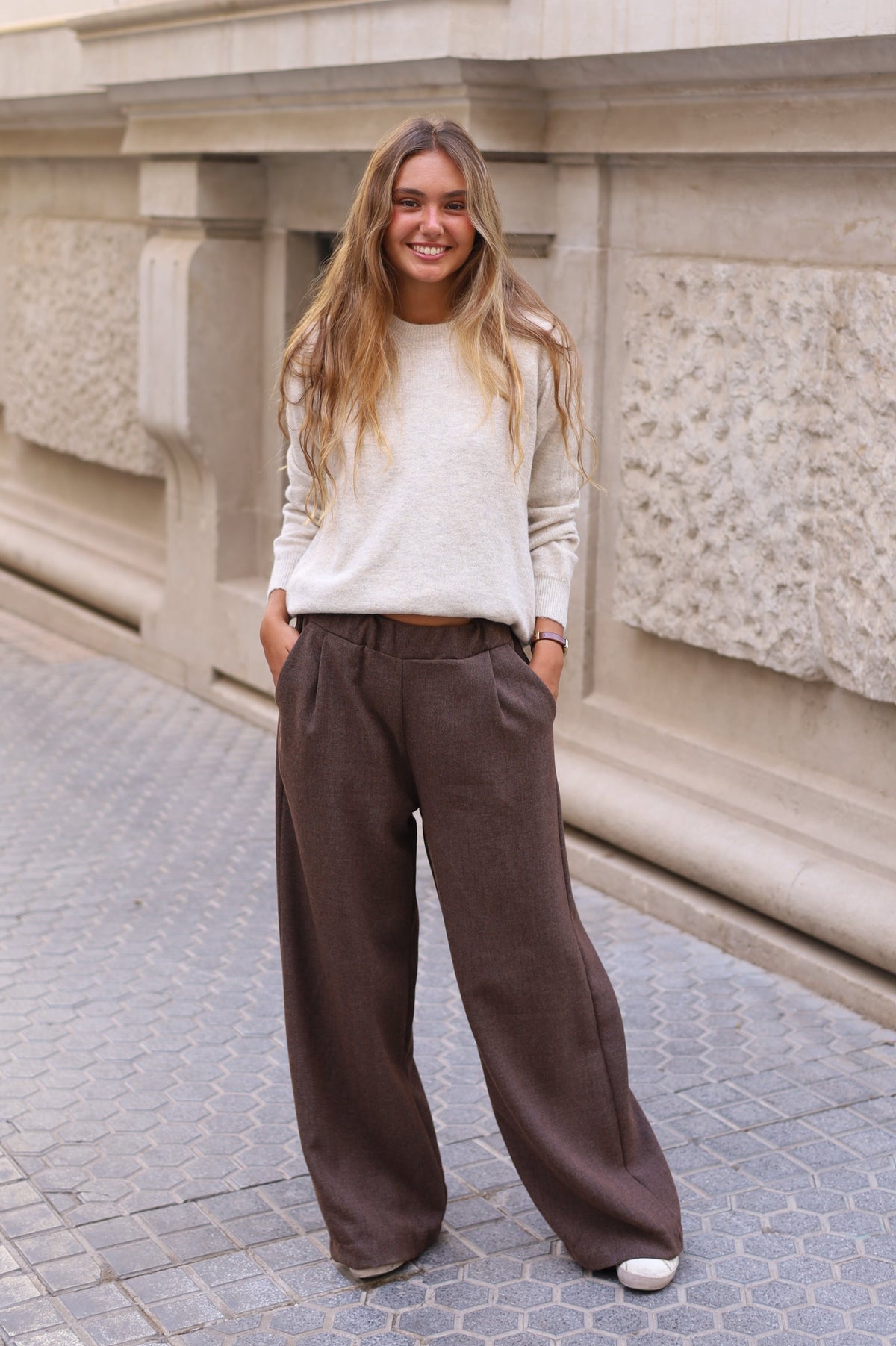 PANTALÓN EUGENIA MARRÓN
