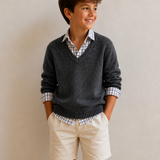 JERSEY PICO GRIS ANTRACITA