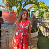 VESTIDO SICILIA NARANJA