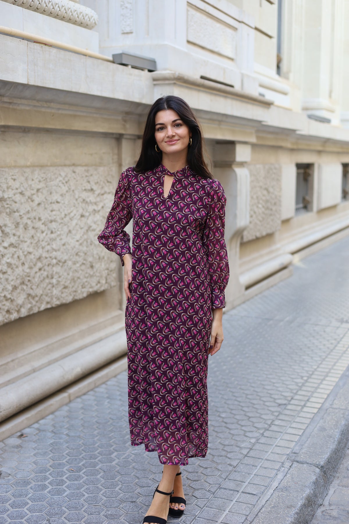 VESTIDO CARLOTA MORADO