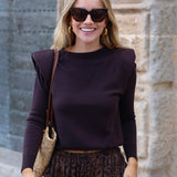 JERSEY PILAR MARRON