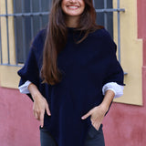 PONCHO MARTA AZUL MARINO