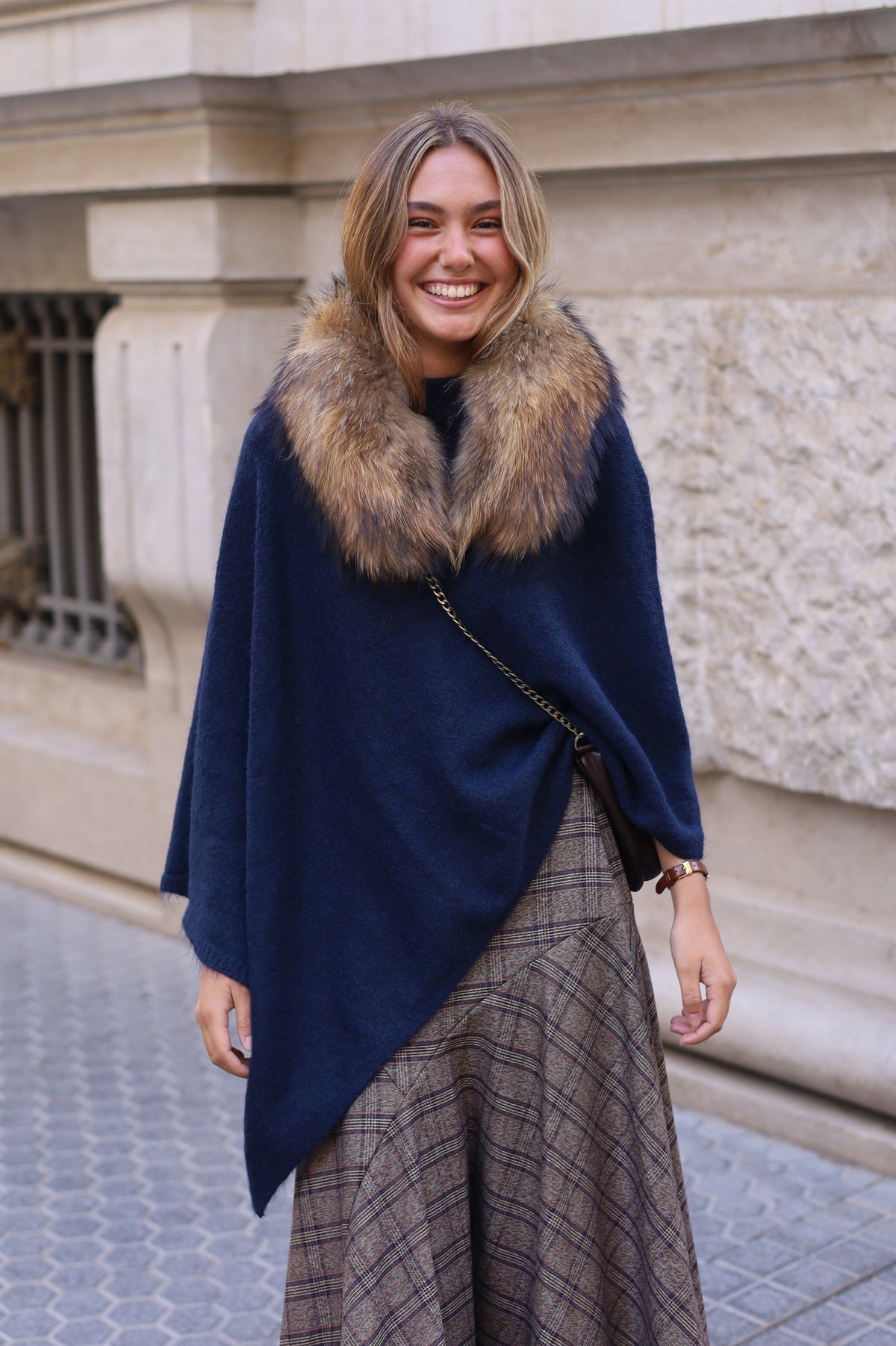 PONCHO ELENA AZUL